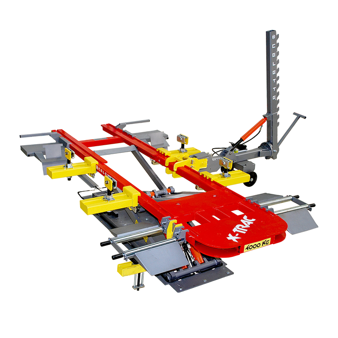 Richtbank X-Trac im Boden versenkt