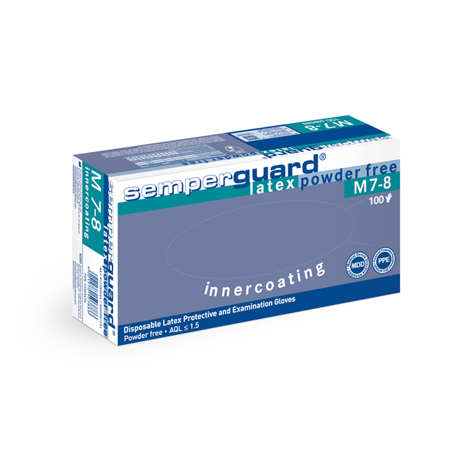 Latex Einweghandschuhe innercoating