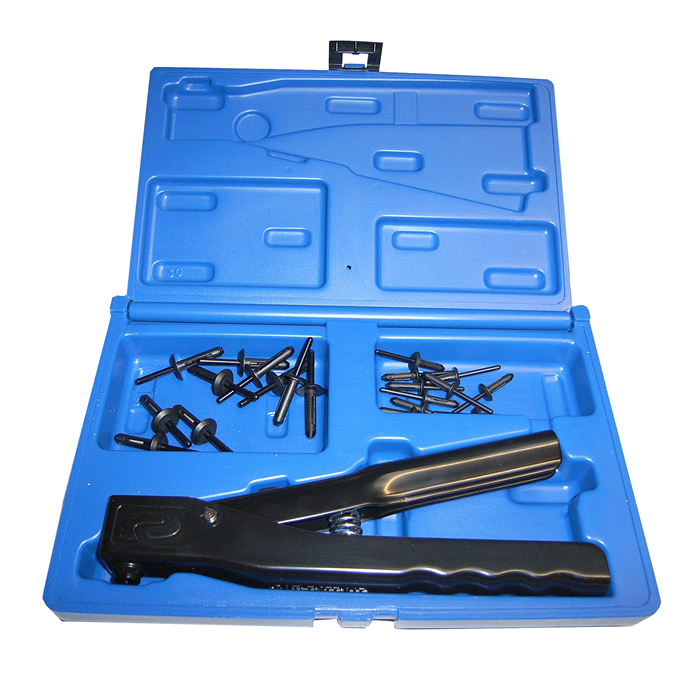 Pince à rivets plastiques