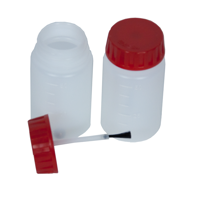 Flacon de retouche en pvc avec pinceau