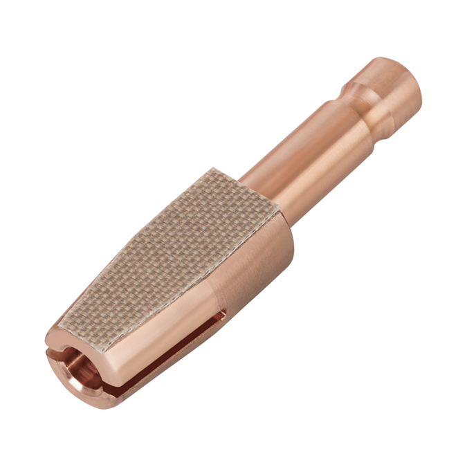 Electrode plate à souder les bits