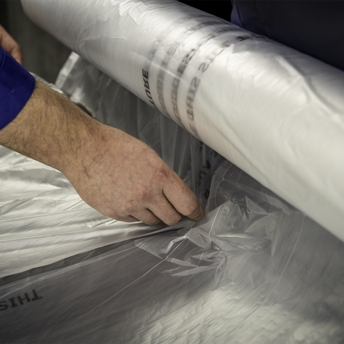 Film de masquage HDPE transparent