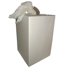 Chiffons polytex en carton-distributeur