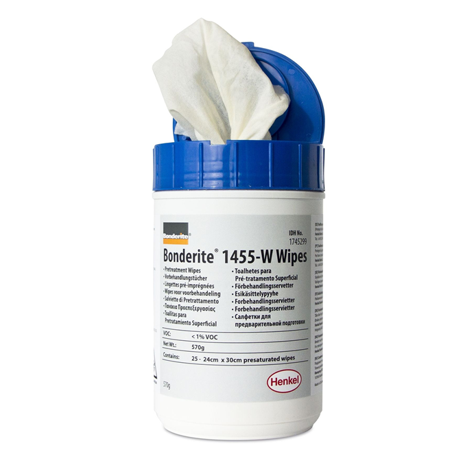 Chiffons de prétraitement Bonderite