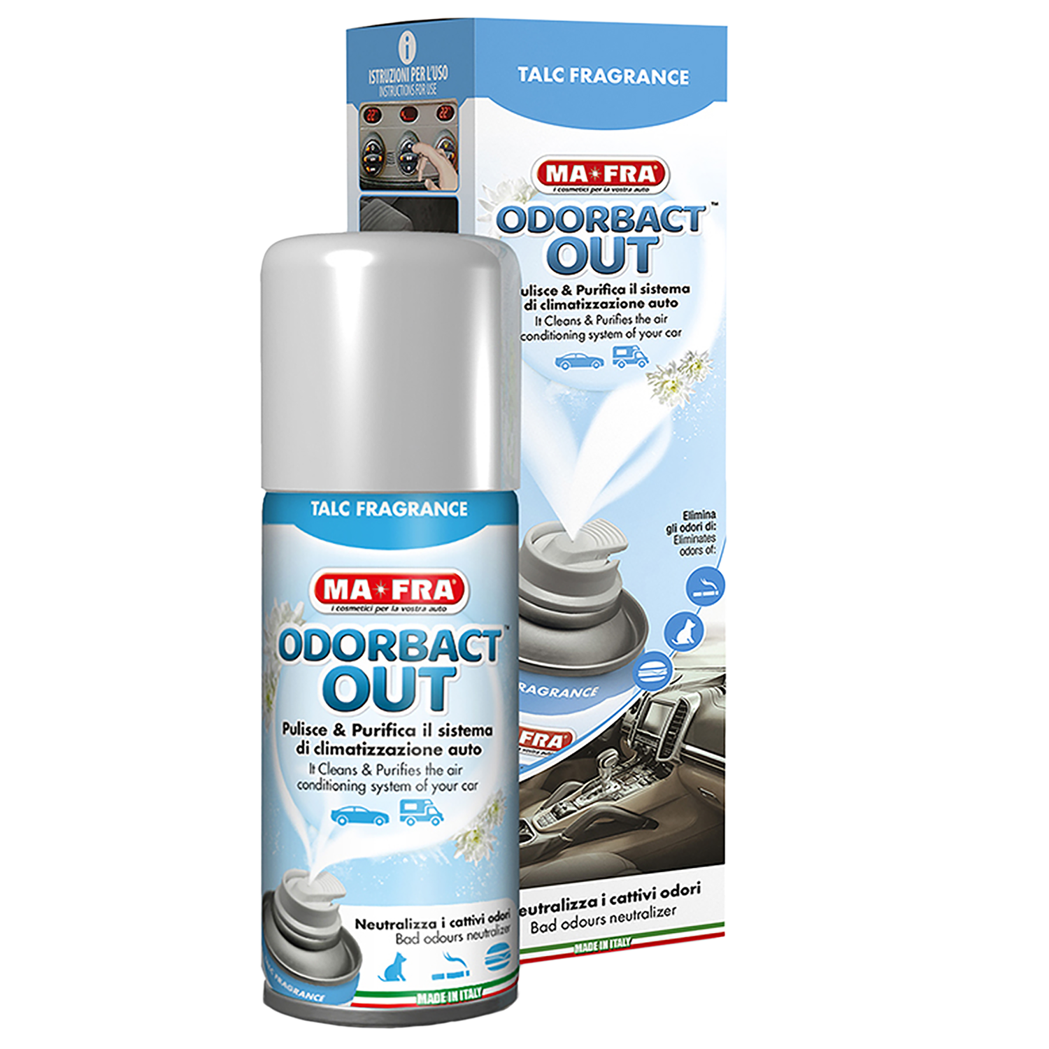 Klimaanlagenreinigerspray Odorbact Out